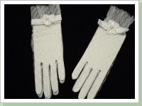 Model: 016  Handschuhe kurz  Farbe: weiss  Preis: 20€